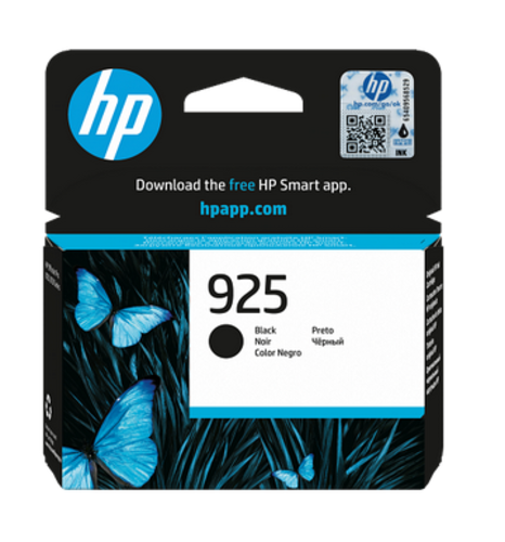 Show details for HP 925 Black Original Ink Cartridge - 500 Pages / Black / Ink Cartridge