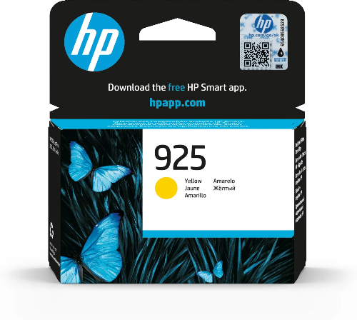 Show details for HP 925 Yellow Original Ink Cartridge - 400 Pages / Yellow / Ink Cartridge