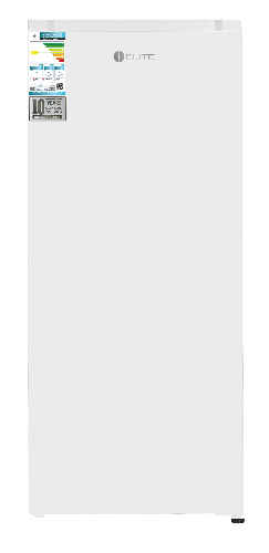 Show details for Elite Top Mount Refrigerator 157L, 5.5 Cft, Wired Shelves, Lock & Key, Inverter Compressor, Defrost Function, White - ESD200WN