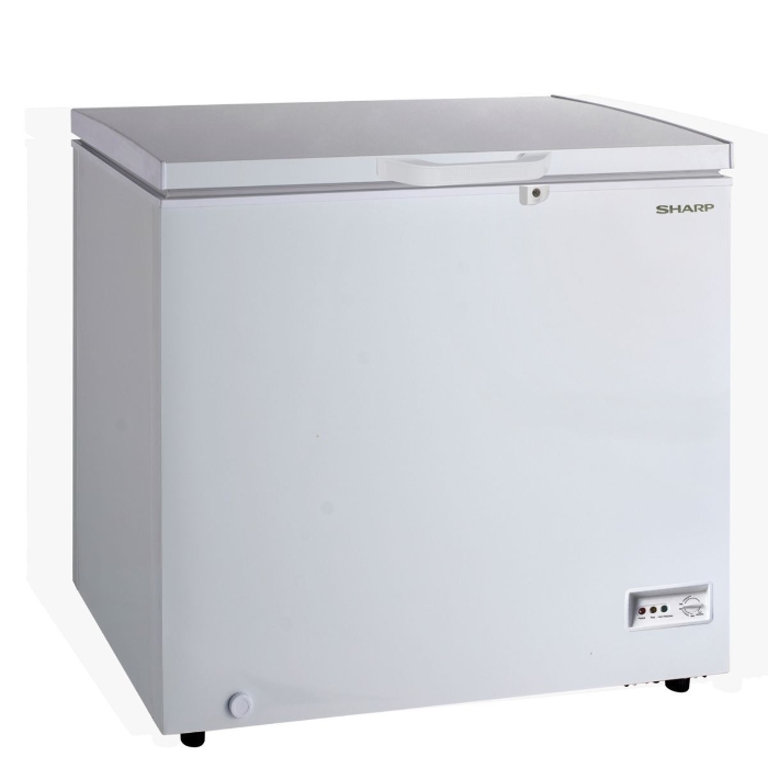 Picture of Sharp 250 Liters Free Standing Chest Freezer with Built in condenser, 8.8CFT - White