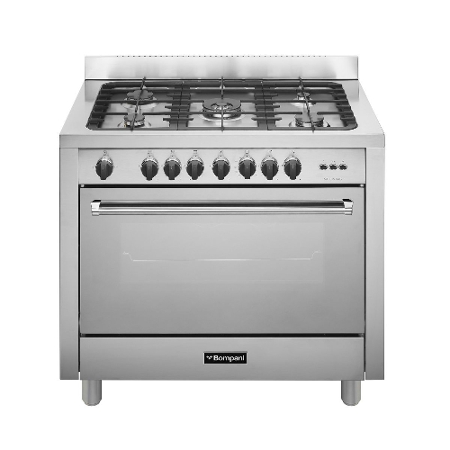 Picture of Bompani Gas Cooker 100X60, 5 Burners Stainless Steel - BO693SK/L