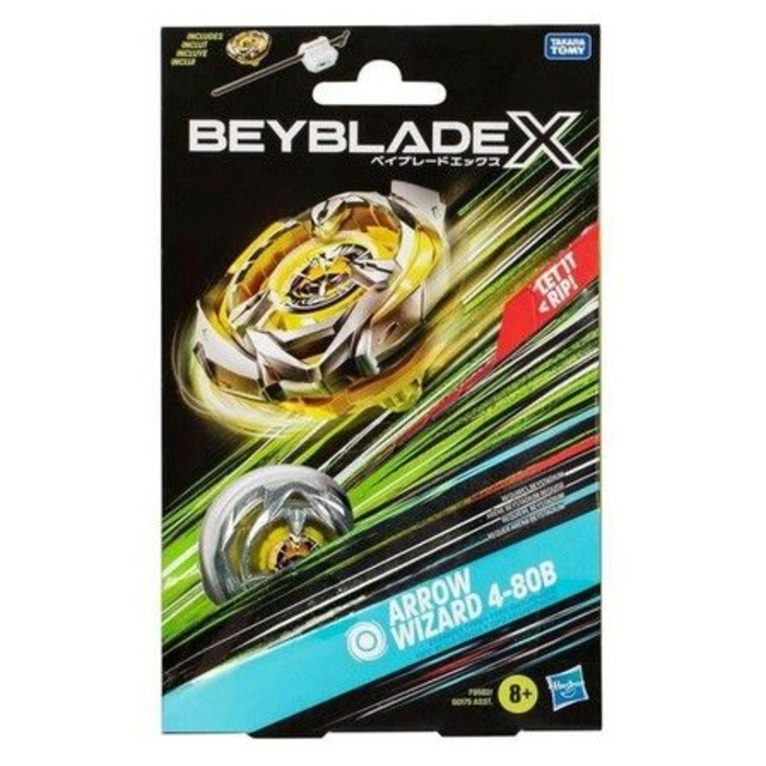 Picture of BEY BLADE X LAUNCHER ARROW WIZARD 4-80B STARTER PACK