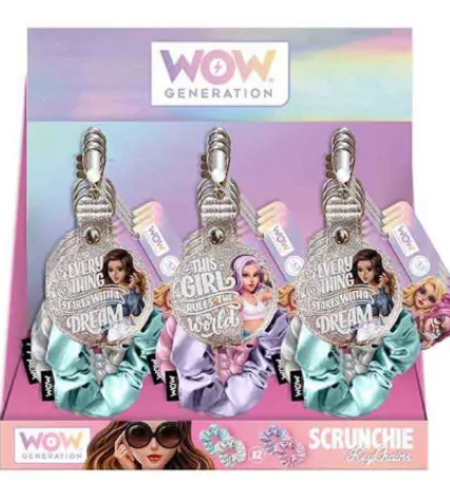 Picture of WOW GENERATION 2-IN-1 SCRUNCHIE AND KEYCHAIN