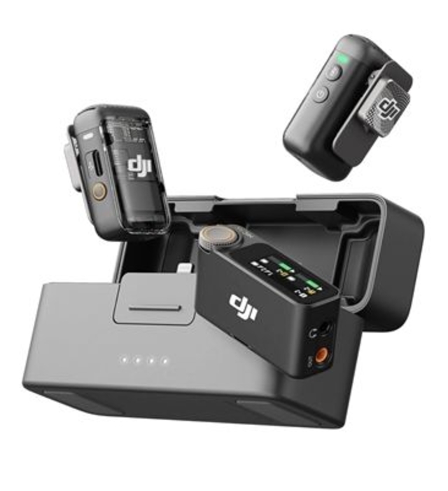 Picture of DJI Mic 2 Transmitter (2 TX + 1 RX) with Charging Case