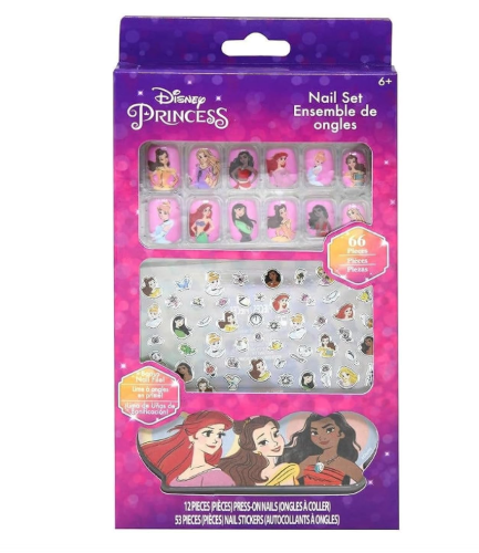 Picture of TOWNLEY GIRL DISNEY PRINCESS 66-PCS NAIL ART SET