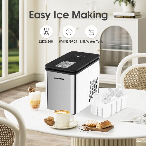 Show details for Daewoo Bullet Ice Maker Machine 100W, 1.8L Water Tank