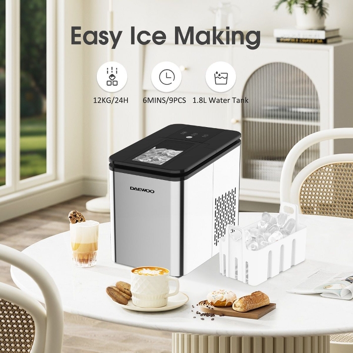 Picture of Daewoo Bullet Ice Maker Machine 100W, 1.8L Water Tank