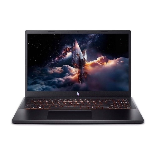 عرض تفاصيل معالج لابتوب ألعاب Acer Nitro V 15 بمعالج i9-13900H، ذاكرة 16GB رام، قرص NVMe SSD بسعة 512GB، بطاقة GeForce RTX 5050 بسعة 8GB، شاشة 15.6" FHD IPS 165Hz، لوحة مفاتيح خلفية الإضاءة الخلفية، Windows 11 Pro (رخصة)، Obsidian Black | نيوهامبشاير. QZ7EM.001