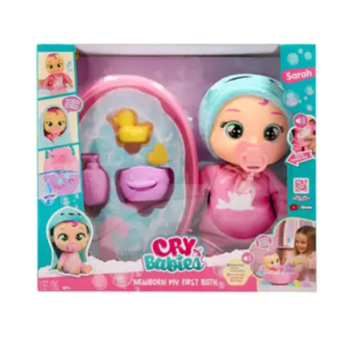 Picture of CRY BABIES MY FIRST BATH SARAH BATTERY OPERATED DOLL