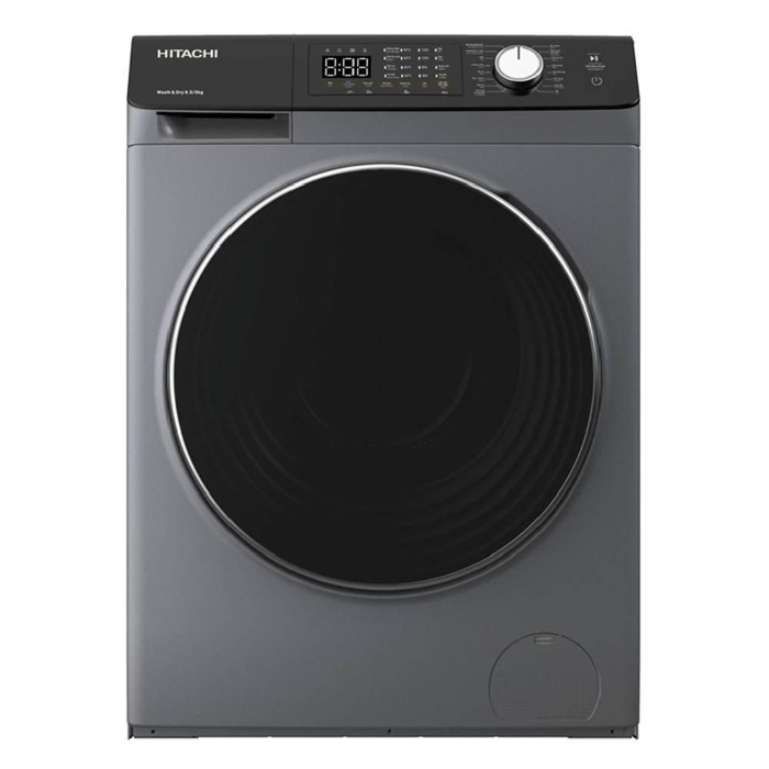 Picture of Hitachi Front Load Washer & Dryer, 8KG Capacity, 5KG Dryer, BD-D802HVOS - Dark Gray