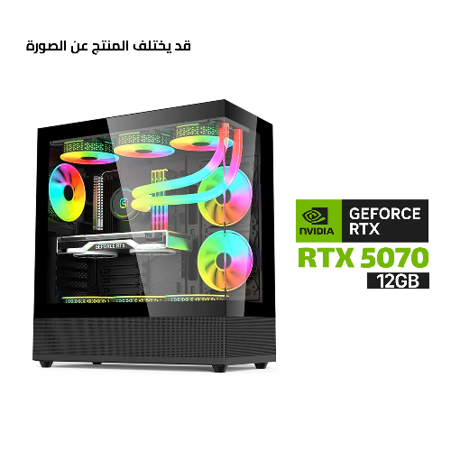 Picture of Gaming PC Ryzen 7 9700X, ASUS TUF Gaming B850M-Plus WiFi, 32GB DDR5 6000, 1TB NVMe SSD, RTX 5070 12GB, 850W Gold PSU, AZZA L240 Liquid Cooler, Acer V930B Case 6 Fans, Windows 11 Pro