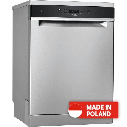 Picture of Whirlpool 8 Programs 14 Settings Free Standing Dishwasher (WFC 3C33 PF X UK)
