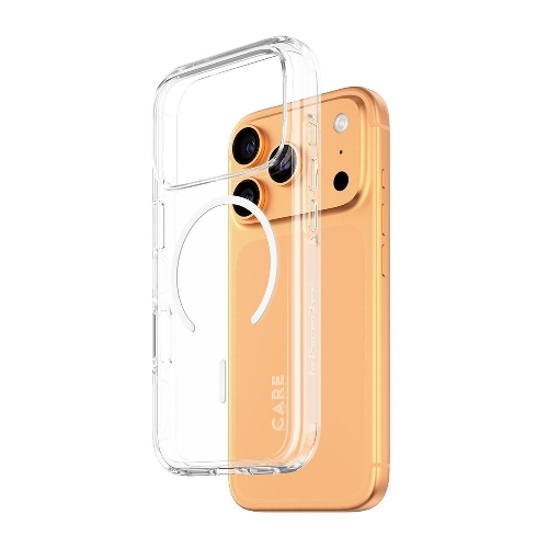 عرض تفاصيل جراب CARE by Panzer Urban Explorer Magsafe لهاتف iPhone 17 Pro Max - شفاف/أبيض