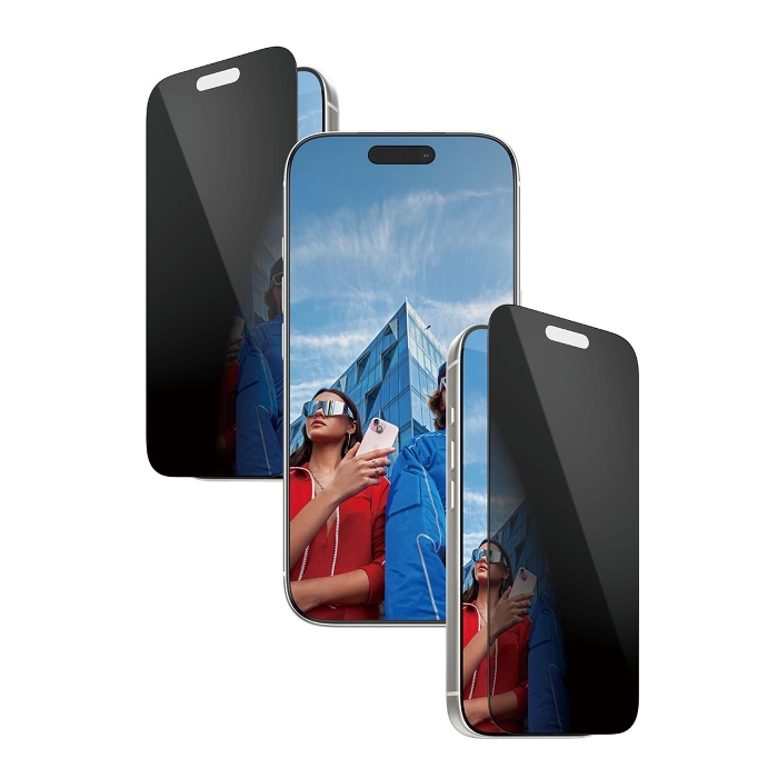 Picture of PanzerGlass® 2-Way Privacy Screen Protector iPhone 17 Pro | Ultra-Wide Fit w. EasyAligner