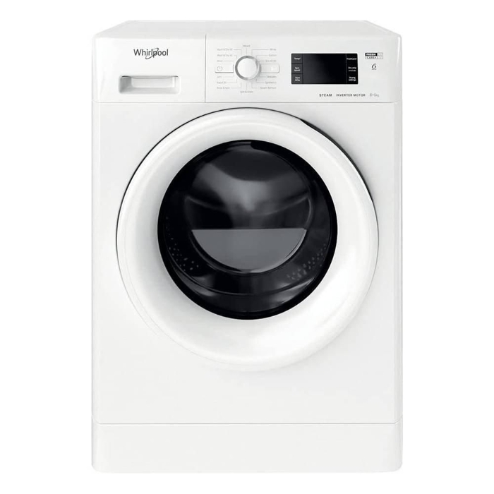 صورة غسالة ونشافة تحميل أمامي من ويرلبول ، سعة 8 كجم، FWDB 8648 WGCC - أبيض