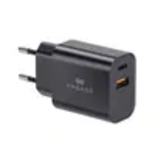 Picture of ENGAGE DUAL PORT C+A 30W PWR ADAPTER W/INTERCHANGEABLE UK/EU PLUG(8954526522357)
