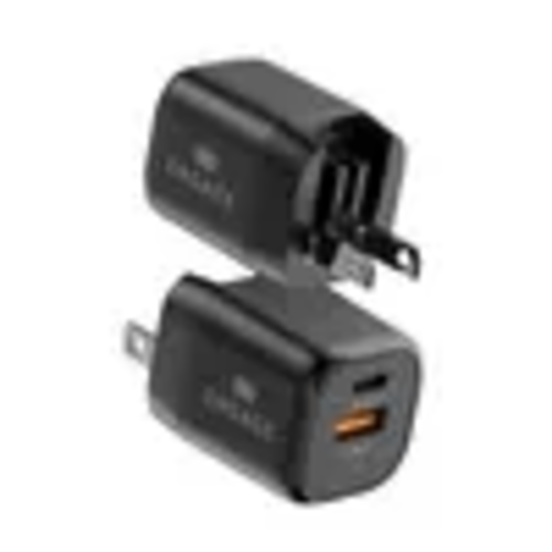Picture of ENGAGE DUAL PORT C+A 20W POWER ADPTR W/INTERCHANGEABLE EU/UK PLUG(8954526522358)