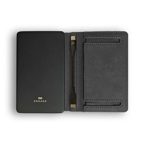 Show details for ENGAGE 5000MAH MAGNETIC POWERBANK WALLET (BLACK)