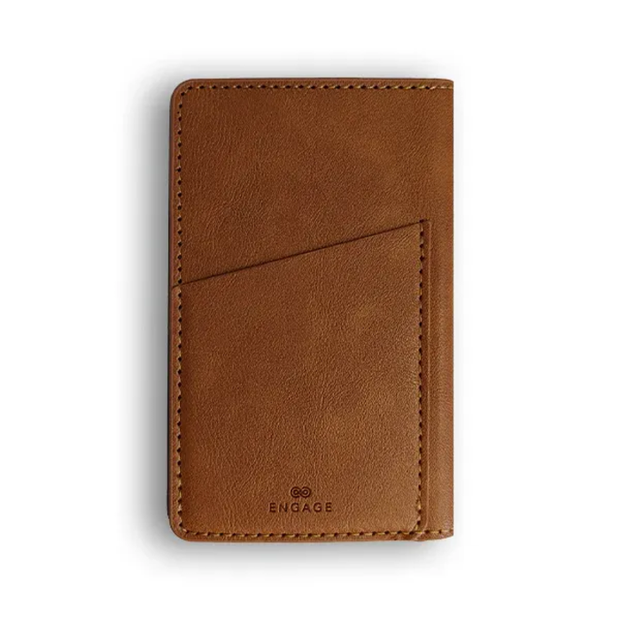Picture of ENGAGE 5000MAH MAGNETIC POWERBANK WALLET (LIGHT BROWN)