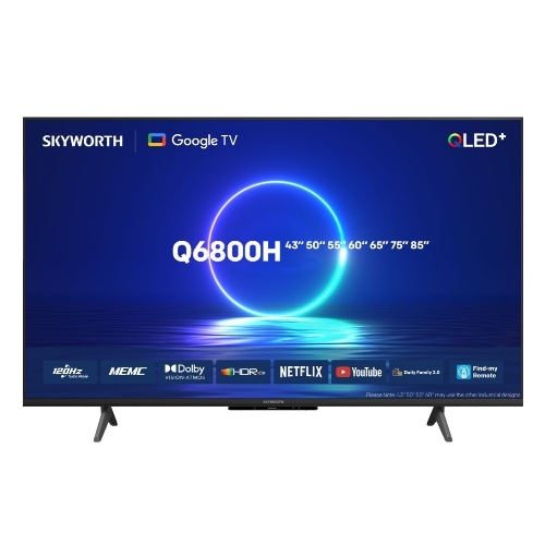 عرض تفاصيل تلفزيون سكاي وورث الذكي QLED UHD-4K بنظام أندرويد مقاس 75 بوصة