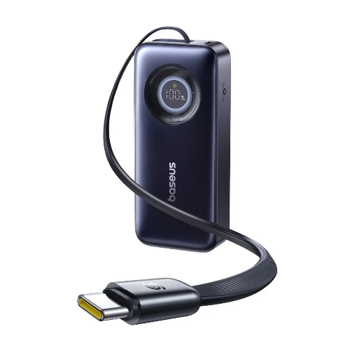 Picture of Baseus EnerCore CR11 Power Bank with Retractable Cable 20000mAh 67W - Cosmic Black