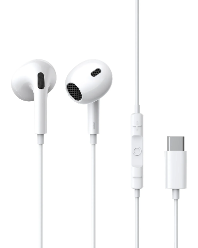 Show details for Baseus Encok CZ17 Semi-In-Ear Wired Earphones - Moon White