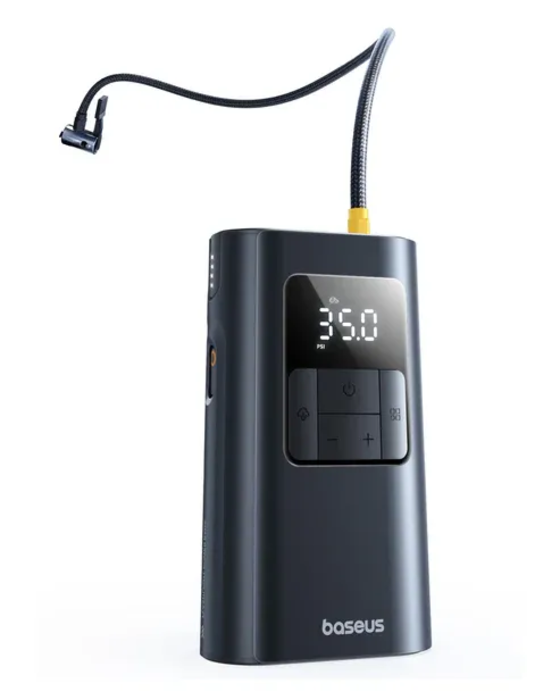 Picture of Baseus PrimeTrip VA1 Wired and Wireless 2-in-1 Tire Inflator - Cosmic Black