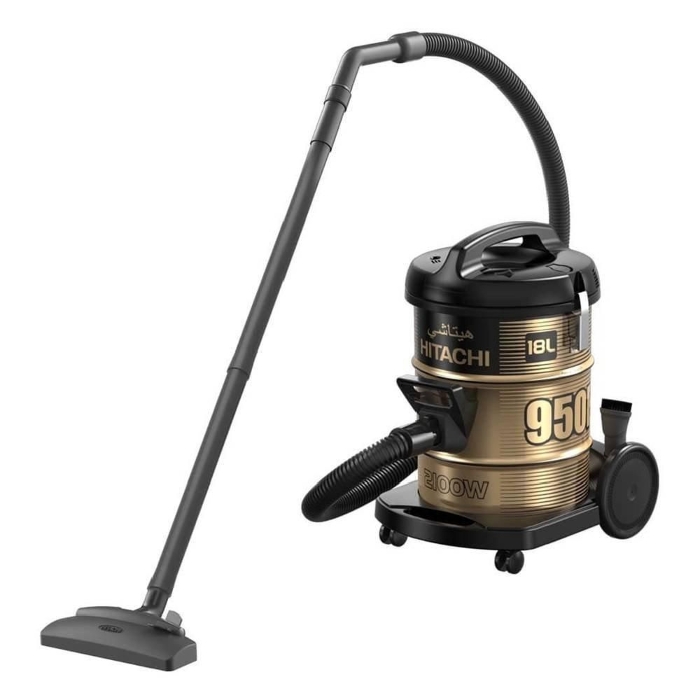 Picture of Hitachi Drum Vacuum Cleaner, 18L, 2100 W, CV-950F – Black
