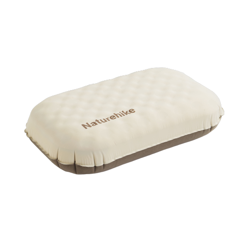 Picture of Naturehike Yugu 2-in-1 Sponges Inflatable Pillow - Champagne Brown (L)