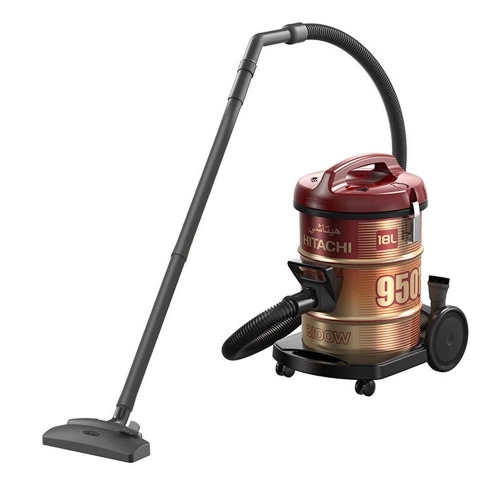 Picture of Hitachi 18L Drum Vacuum Cleaner, 2100W, CV-950F WR - Red