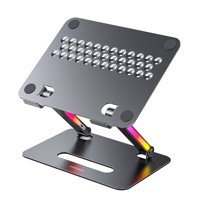 Picture of Porodo 17.3" Aluminum Laptop Stand  Gray   PD-LFST050-GY