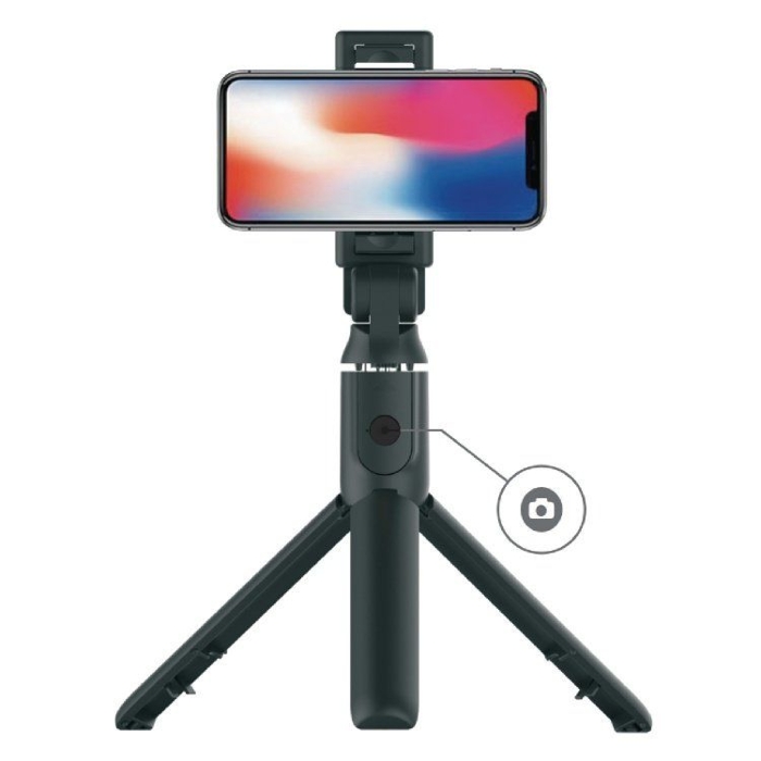 Picture of Porodo Bluetooth Selfie-Stick With Tripod  Black  PD-UBTSV3-BK