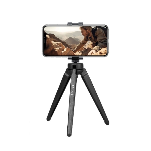 Picture of Porodo Professional Mini Tripod 55mm  Black  PD-TRPT-BK