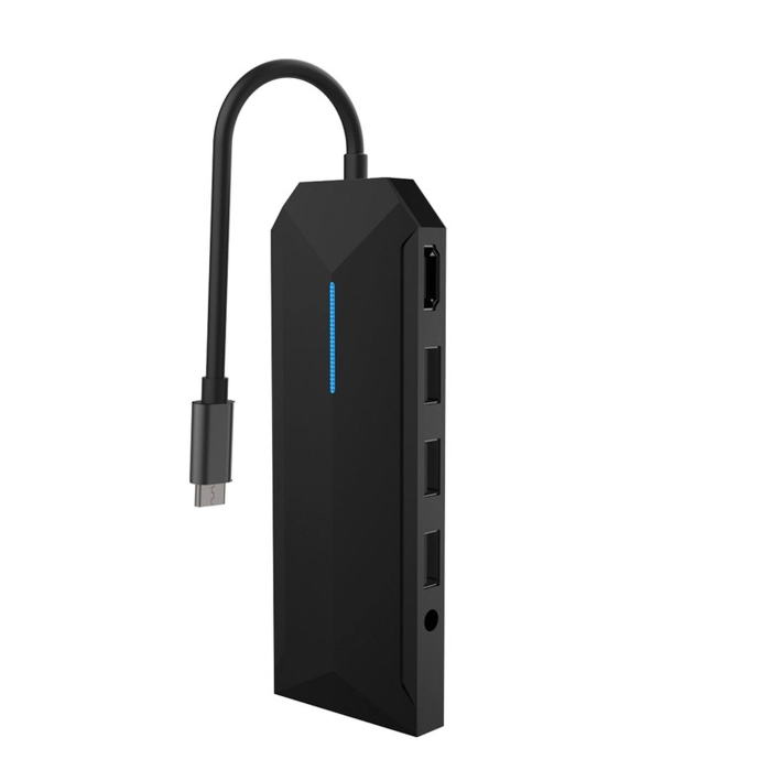 Picture of Porodo Gaming 9in1 USB-C HUB 4K Gamers Edition