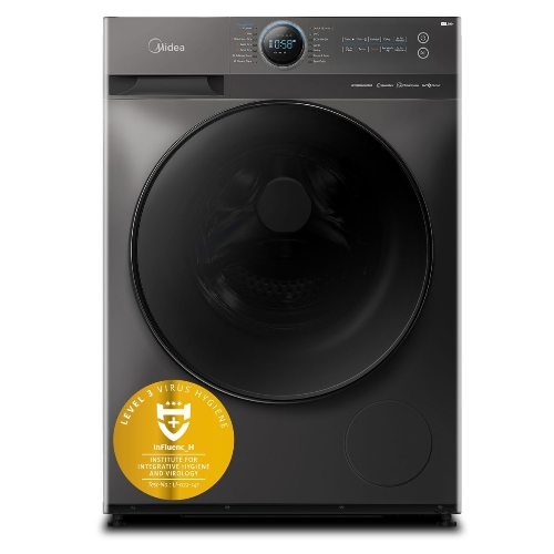 Show details for Midea Front Load Washer Dryer, 8KG Washing, 6KG Drying, 1400RPM - Titanum Grey