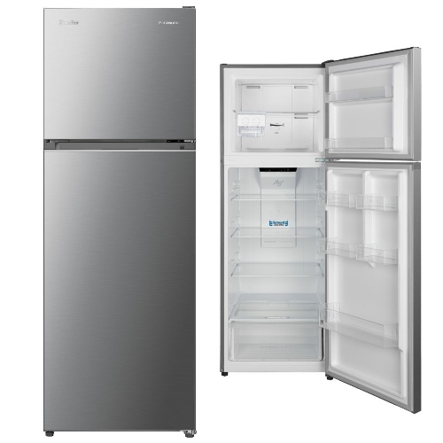 Show details for Panasonic Top Mount Freezer Refrigerator 201 Liters, Silver - NR-BC24VSSKW