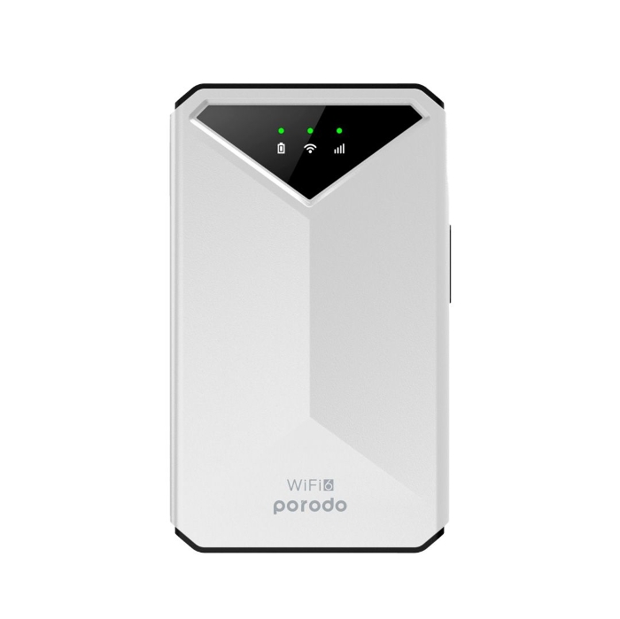 Picture of Porodo 4G LTE & Wifi 6 Pocket Router - White
