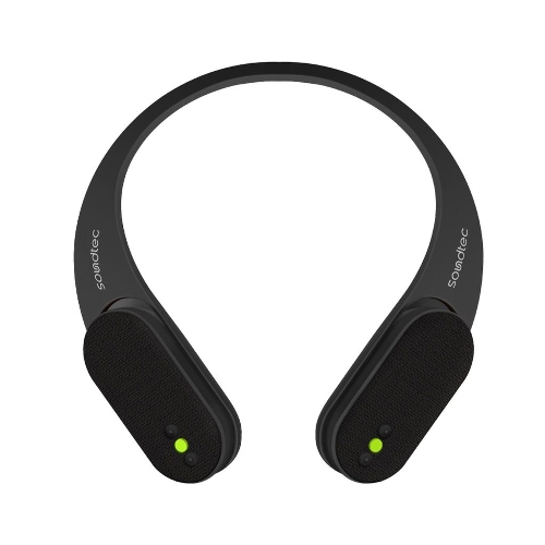 Picture of Porodo Soundtec Neck Audio Wireless Speaker And Detachable Design - Black