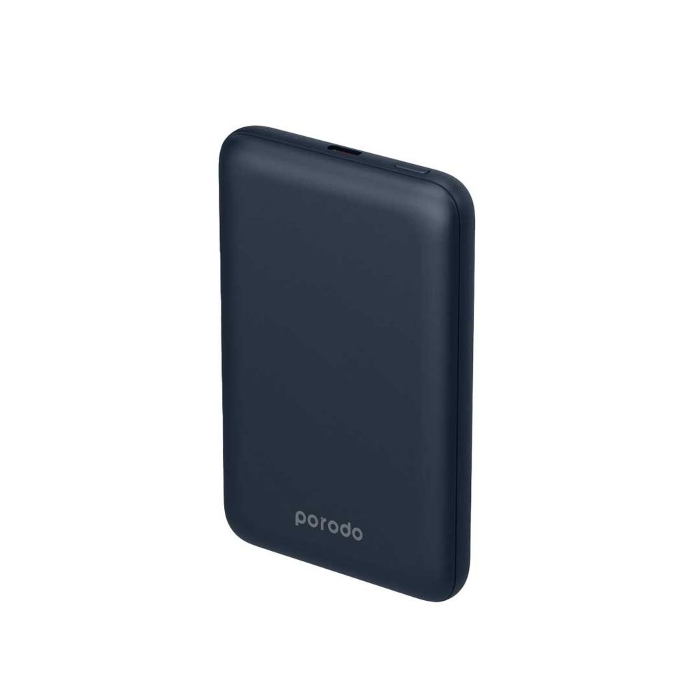 Picture of Porodo 10000mAh Aluminum Pocket Power Bank Super Slim Design  Gray  PD-PBFCH034-GY