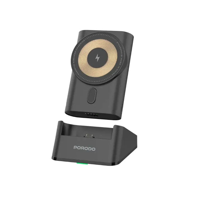 صورة بورودو 5200 مللي أمبير مدمجة من النوع C Magsafe أسود  PD-PBFCH062-BK