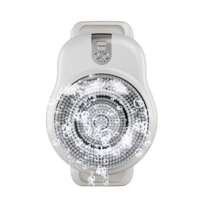 Picture of Porodo LifestyleWall Mounted Electric Back Scrub  White  PD-LFST033-WH