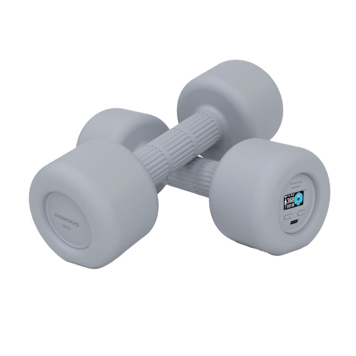 Picture of Porodo Lifestyle Smart Dumbbells  Grey  PD-LFST025-GY