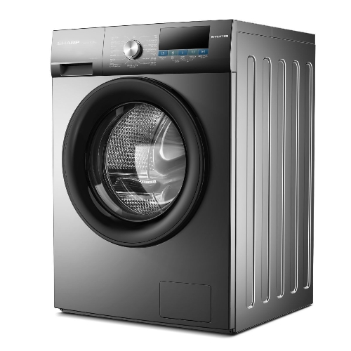 Show details for Sharp Front Load Washer 9Kg 1200 RPM, Silver - ES-FSI912DLZ-S-K