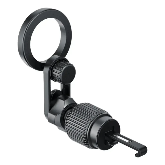 صورة حامل سيارة Powerology SnapMount MagSafe- ضبط PWS6M09BK الأسود