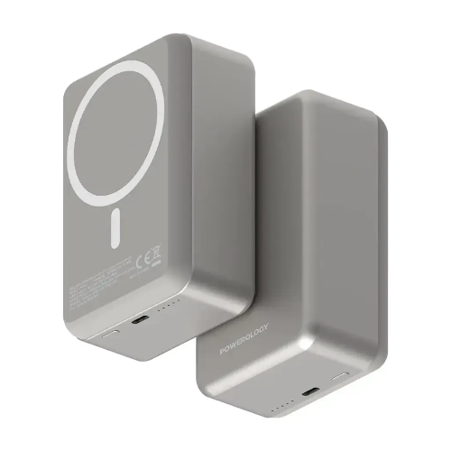 عرض تفاصيل باور لوجي 30000 مللي أمبير MagSafe بنك طاقة ألومنيوم  رمادي غامق PPBCHA81-GY