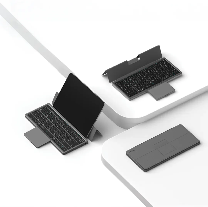 Picture of Pawa Tri-fold wireless keyboard with Touchpad - GREY 