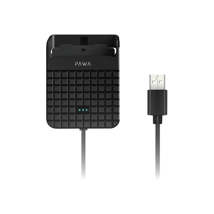 Picture of Pawa  Slim Single Slot Smart Card Reader  - Black
