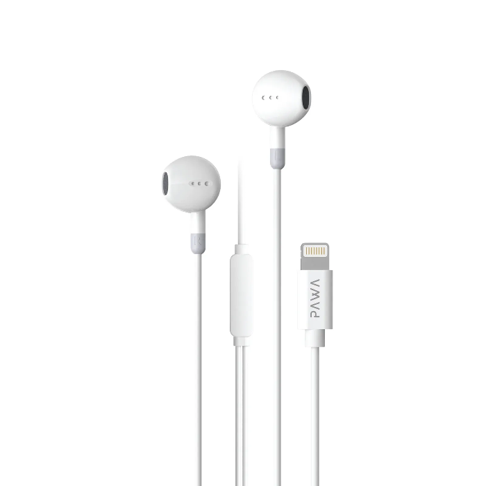 Picture of Pawa Lite Series Chords Earphone With Lightning Connector - white