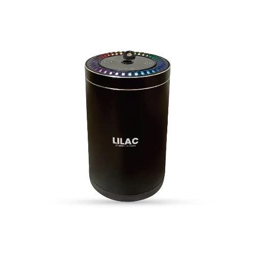 Picture of Pawa Lilac Aroma Diffuser with Starry Light - Black