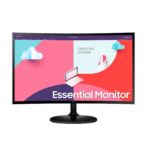 Picture of Samsung S3 S24C360EAM 24" VA 75Hz 4ms (GTG) FHD Essential 1800R Curved Monitor With AMD FreeSync